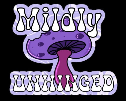 Psychedelic Mushy Sticker artwork