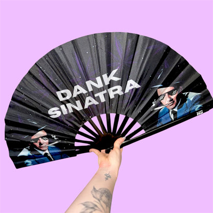Dank Sinatra Rave Clack Fan | Double Sided