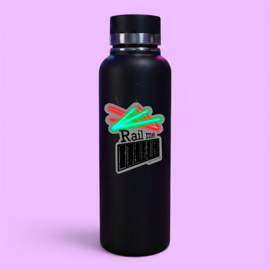 Rail Me Pun Rave Sticker | Transparent Vinyl