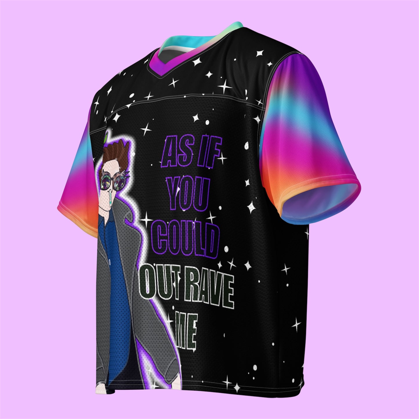 As If You Could Out Rave Me Boxy Football Rave Jersey