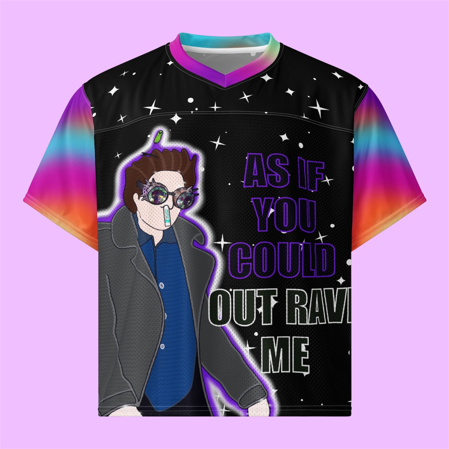 As If You Could Out Rave Me Boxy Football Rave Jersey