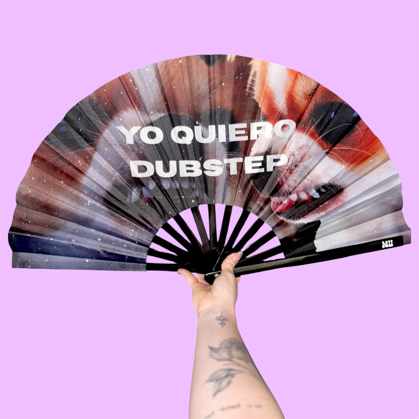Yo Quiero Dubstep Rave Clack Fan | Double-Sided