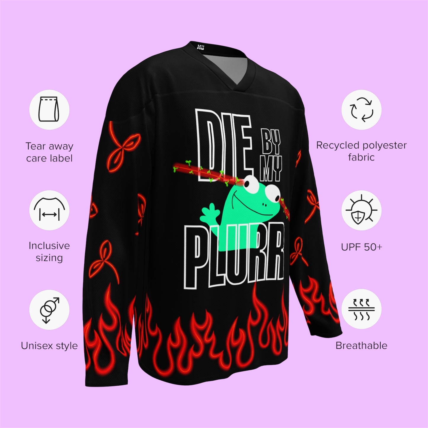 Die By My PLURR Rave Jersey | Hockey