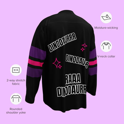 Derpy Dino Lost Lands Hockey Rave Jersey