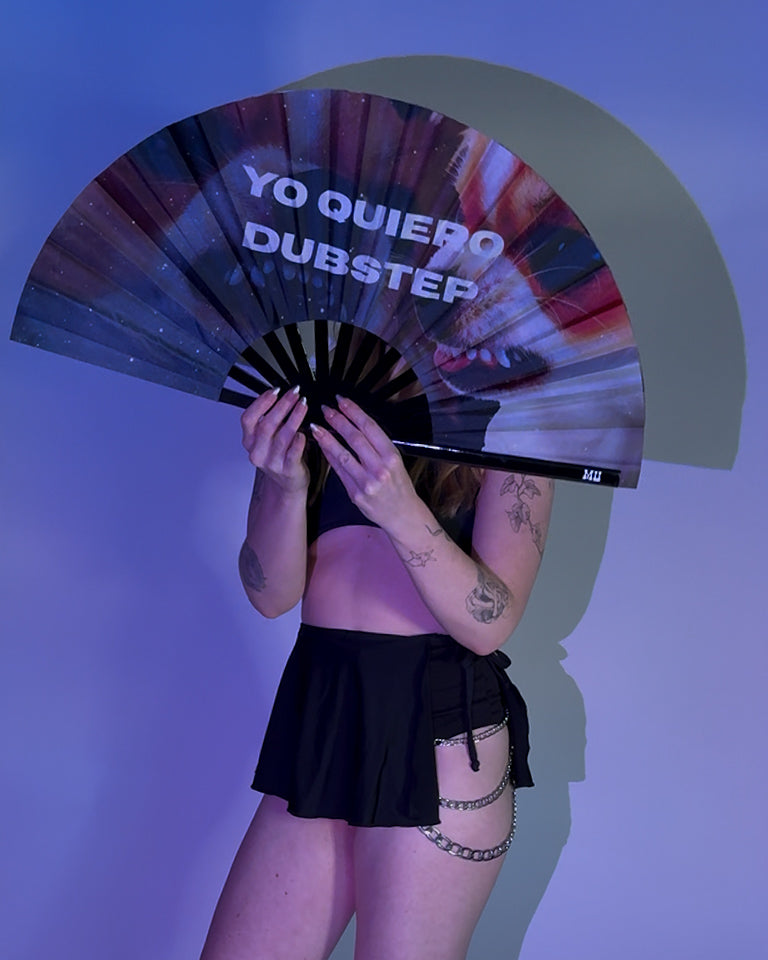 Yo Quiero Dubstep Rave Clack Fan | Double-Sided
