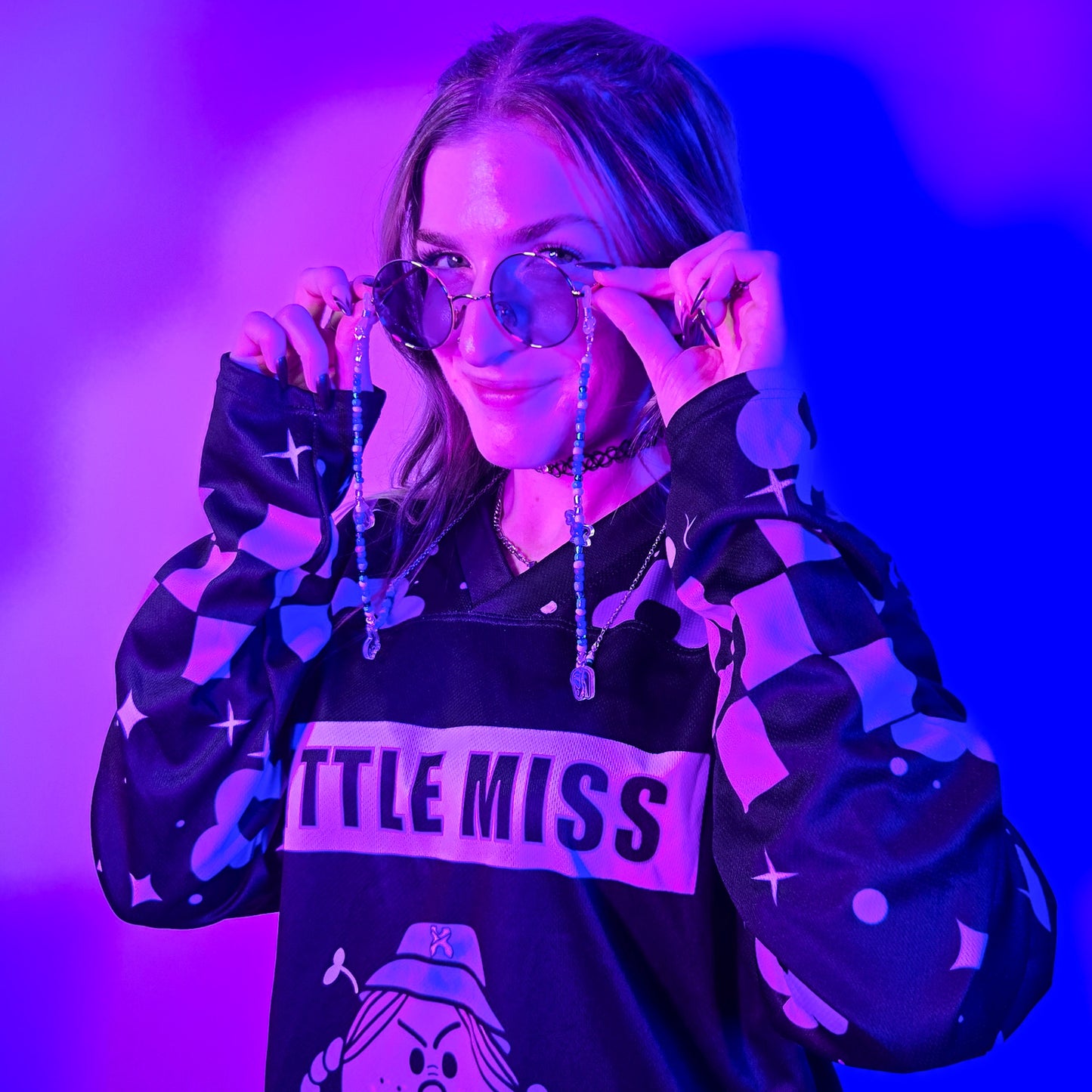 Lost Lands Sunglasses Chain model shot