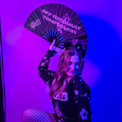 Commit Tomfoolery Rave Clack Fan model shot