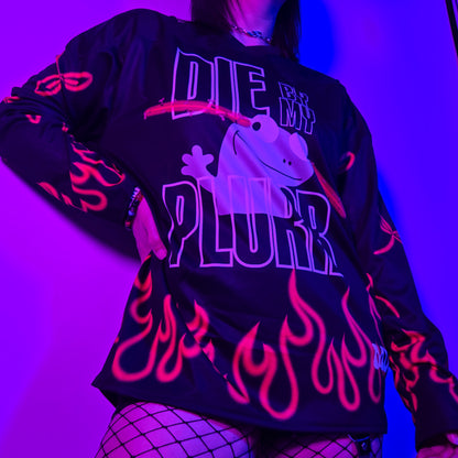 Die By My PLURR Rave Jersey model shot front