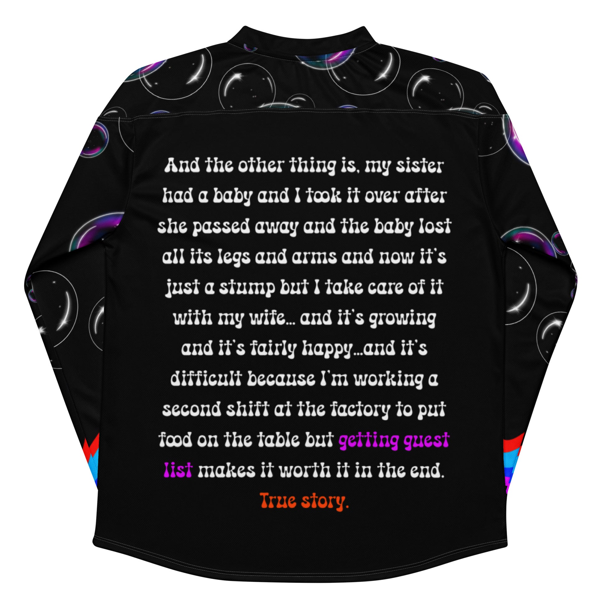 Guest List Rave Jersey mockup back
