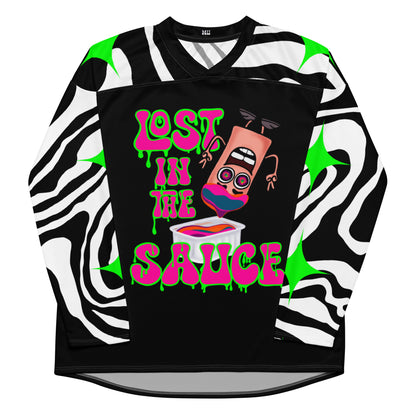 Lost In The Sauce Rave Jersey Mockup front