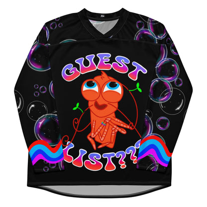 Guest List Rave Jersey mockup front